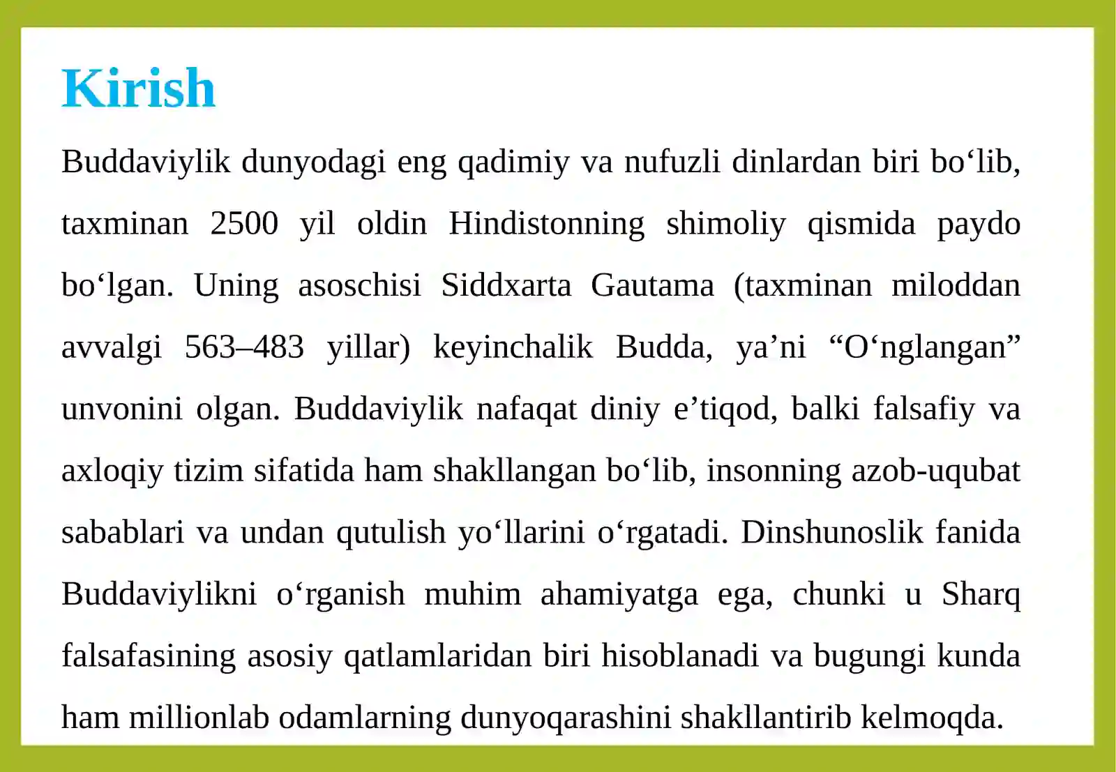Buddaviylik dini ta’limoti va manbasi 4