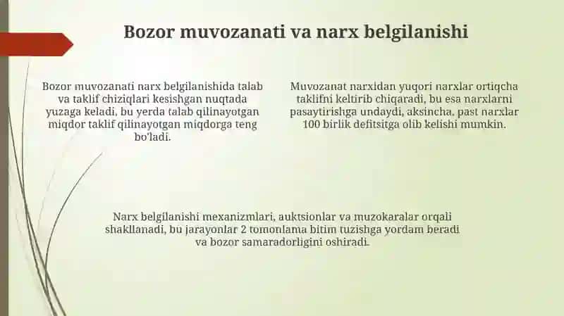 Talab va taklif qonunining zamonaviy iqtisodiyotdagi ahamiyati 4