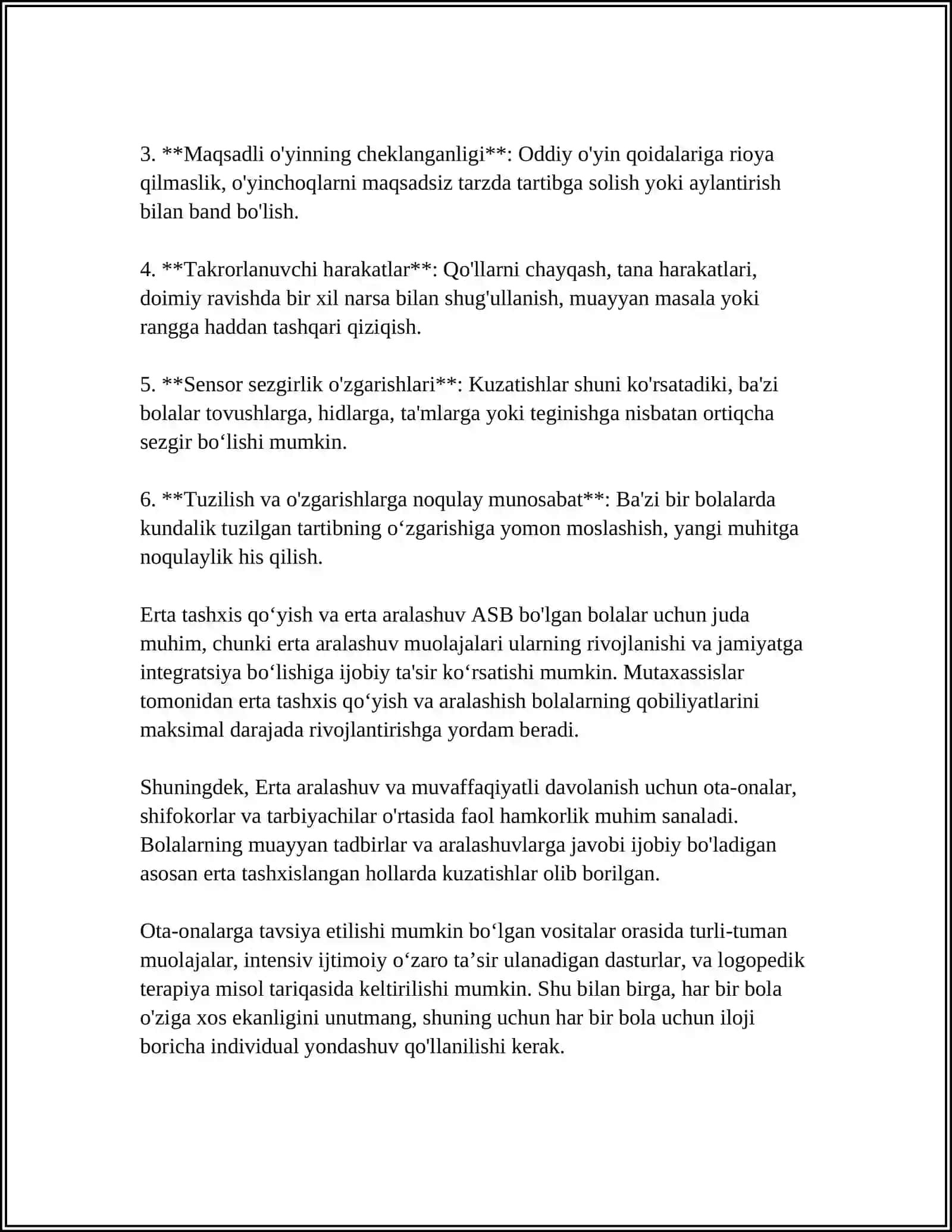 AUTIZMLI BOLALARNI MAKTAB TAYORGARLIGINI RIVOJLANTIRISHDAGI MUAMMOLAR 4