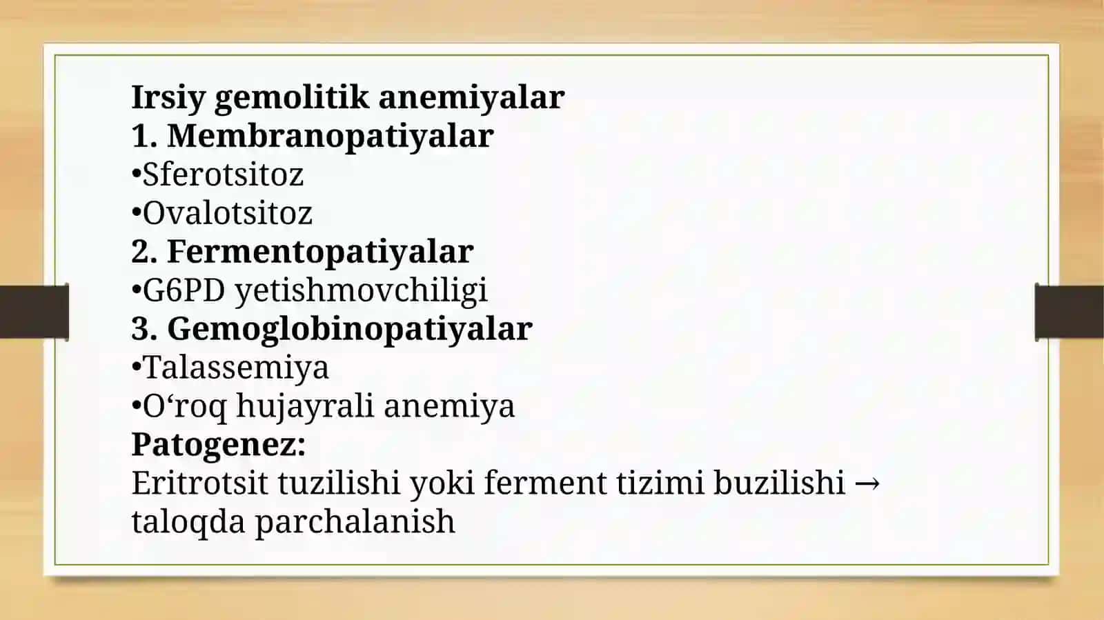Gemolitika hemolitik anemiyalar 4