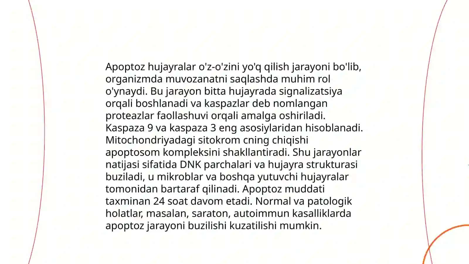 Hujayra biologiyasi (apoptoz va nekroz), gen terapiyasi asoslari 4