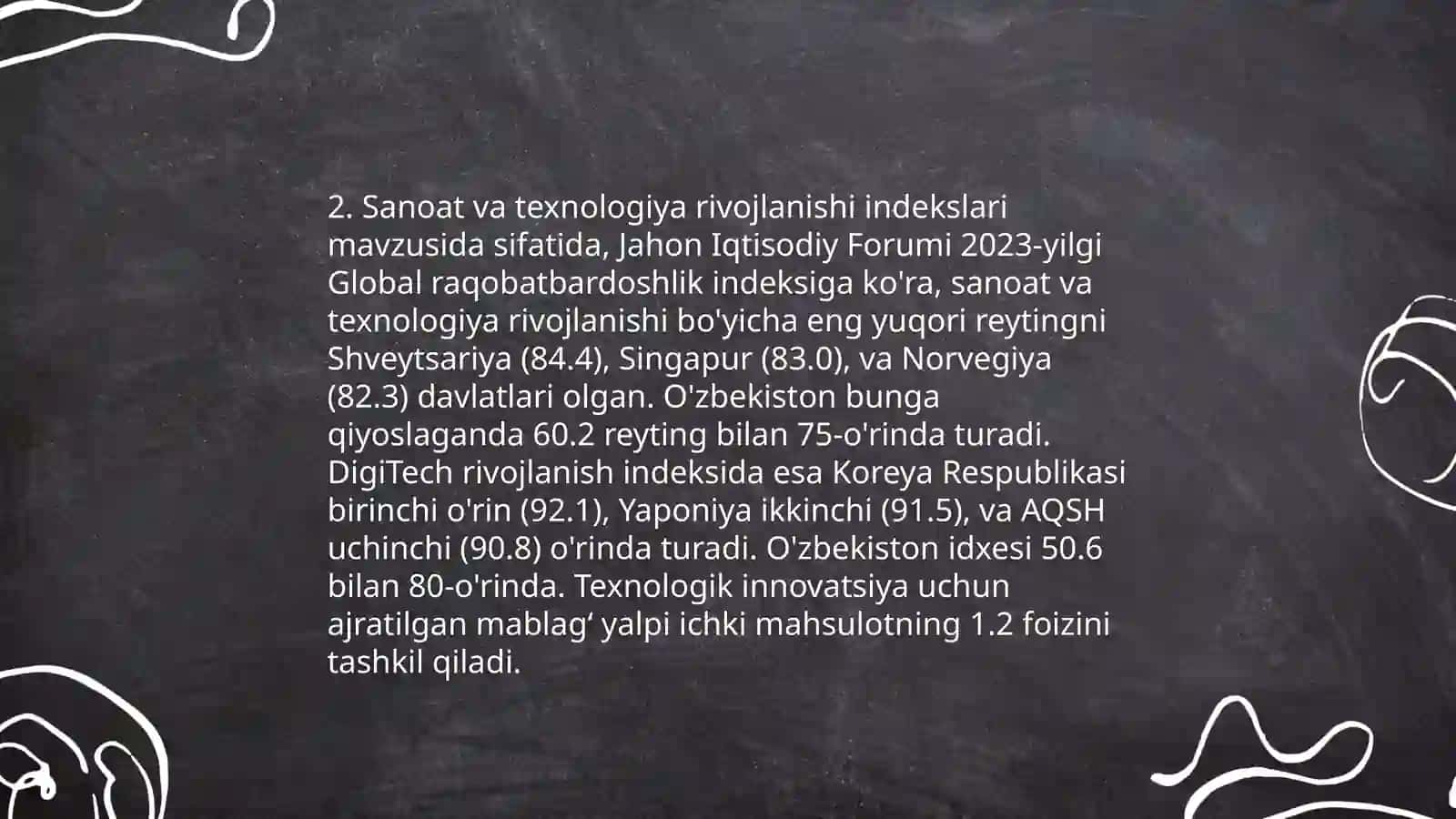 Yangi O'zbekistonda Ijtimoiy - Siyosiy, Iqtisodiy va Madaniy O'zgarishlarning Xalqaro Reyting va Indekslarda Aks etishi 4