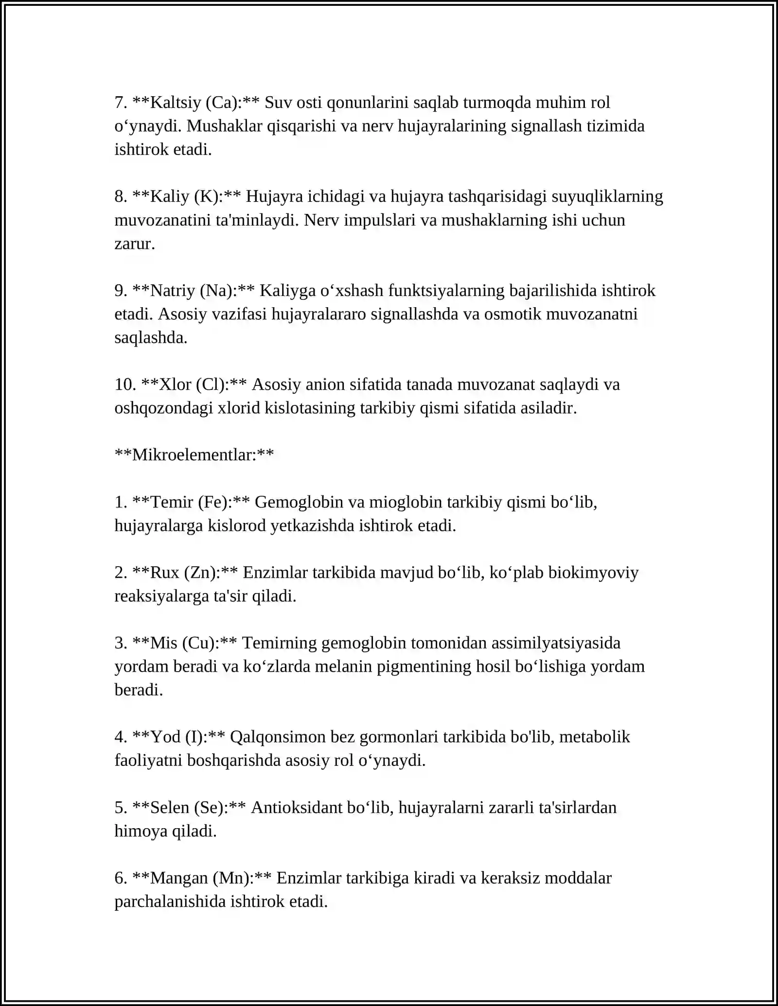 BIOGEN ELEMENTLAR 4