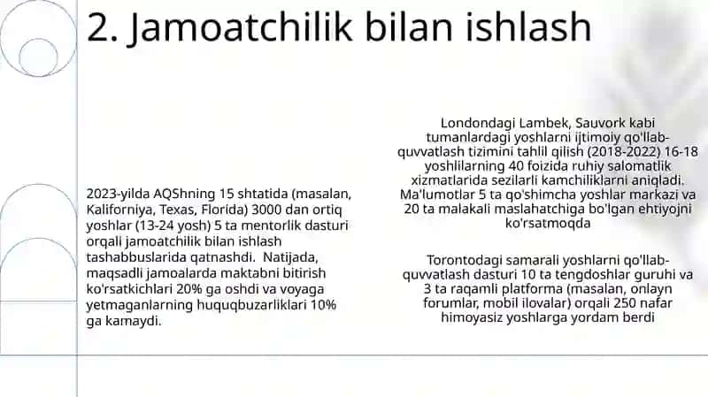 Yoshlarni ijtimoiy qollab quvvatlash tizimi 4