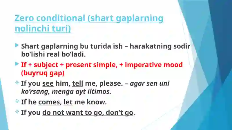 CONDITIONALS 4