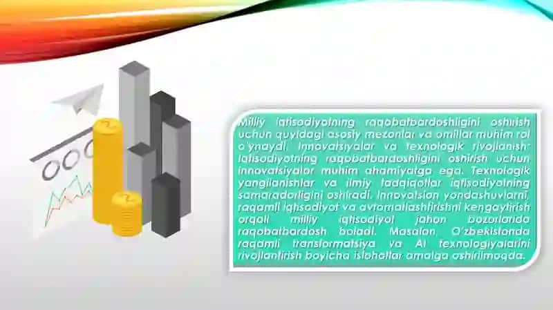 Milliy iqtisodiyot raqobatbardoshligini iqtisodiy o‘sishga ta’siri 4