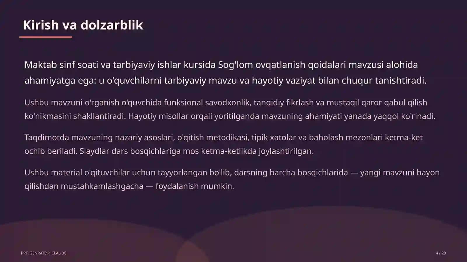 Sog'lom ovqatlanish qoidalari 2