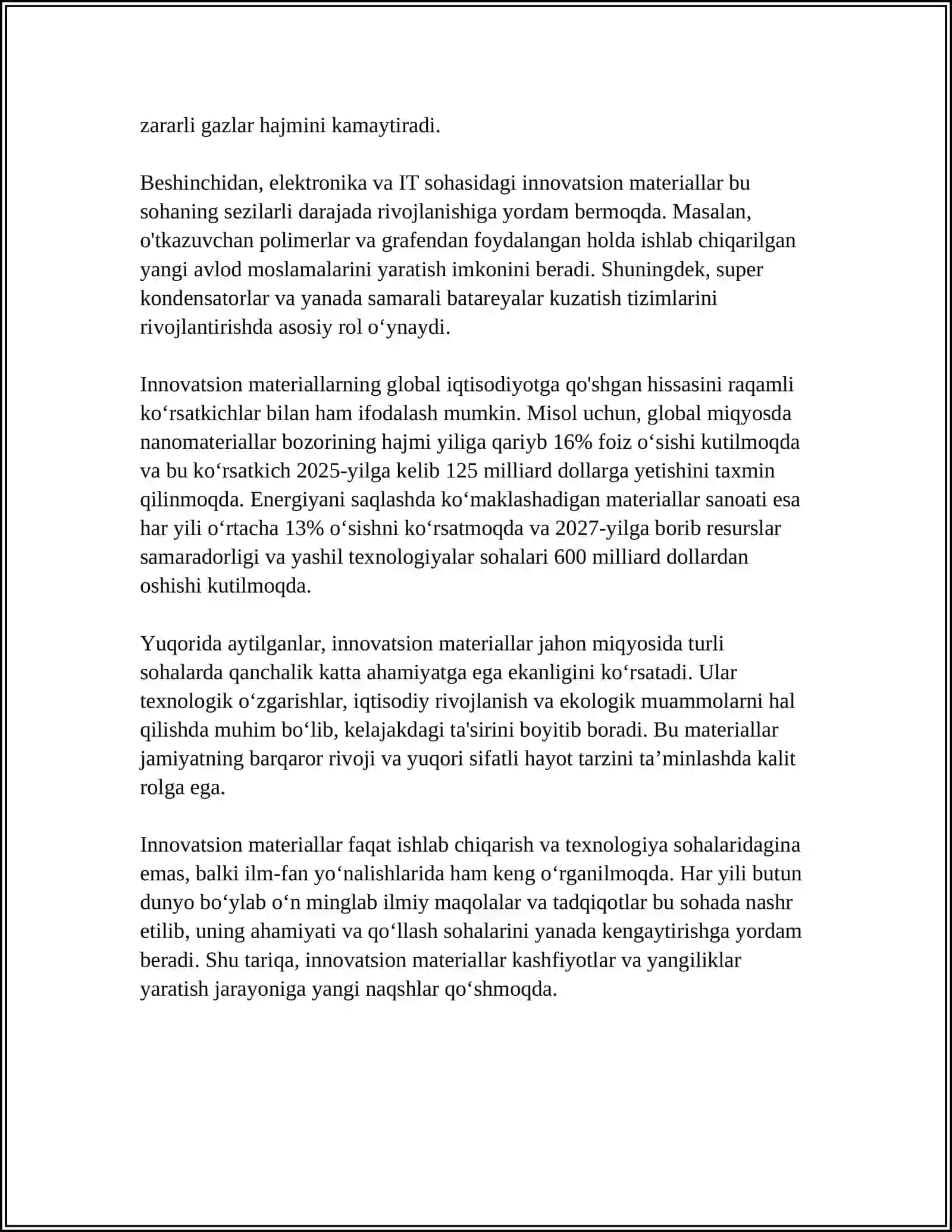 GRUNTLARNI MUSTAXKAMLASHDA INNOVATSION MATERIALLARDAN FOYDALANISH 4
