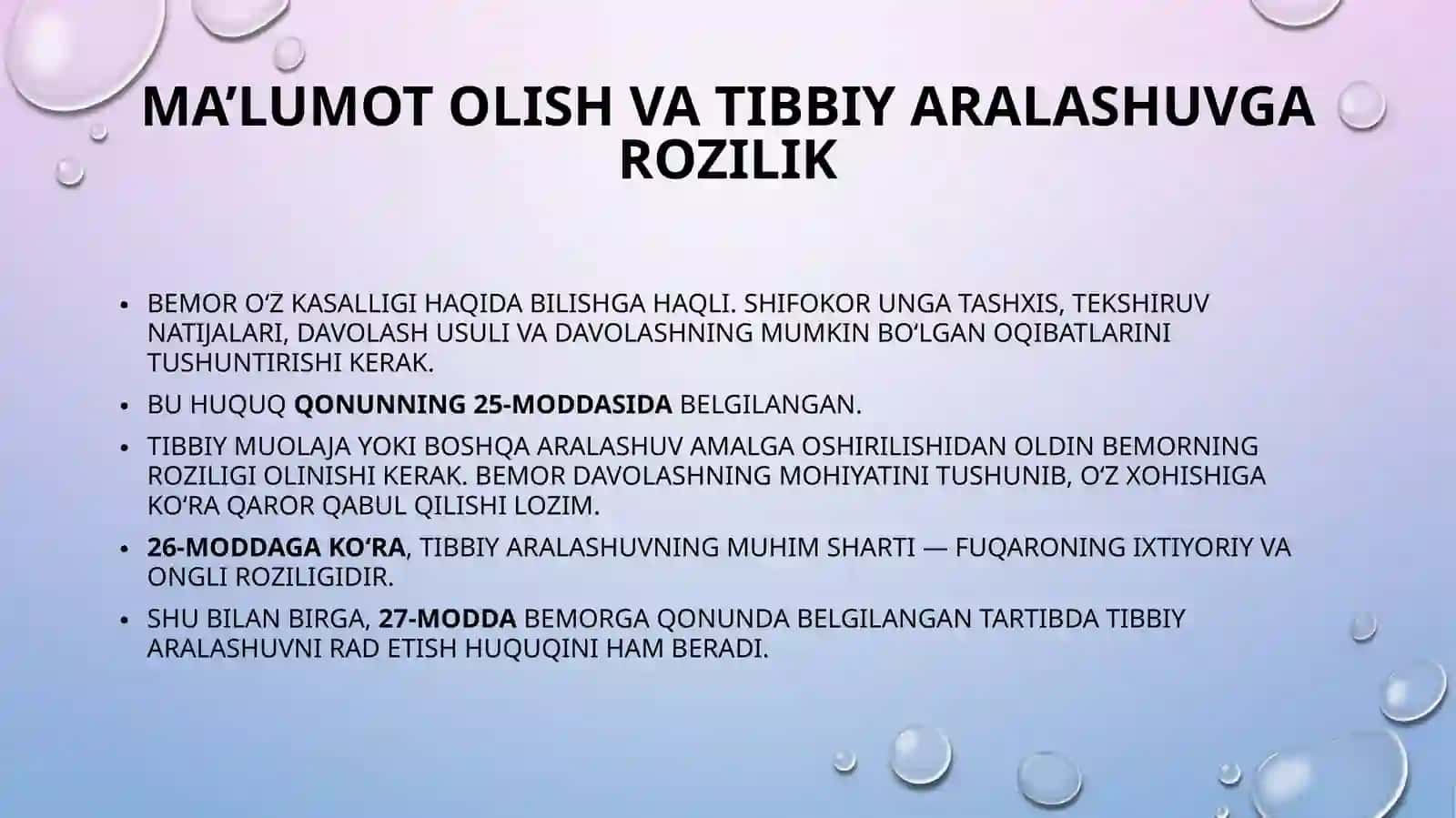 Bemorlar Va Tibbiy Xodimlar Huquqlari 4