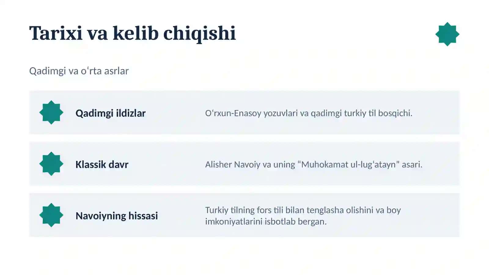 O`zbek tili haqida prezintatsiya 4