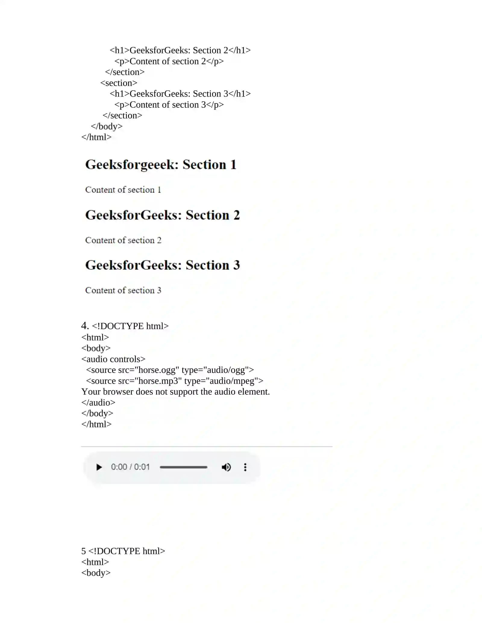 HTML5 da yangi teglar 4