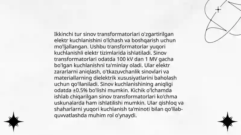 Maxsus transformatorlar 4