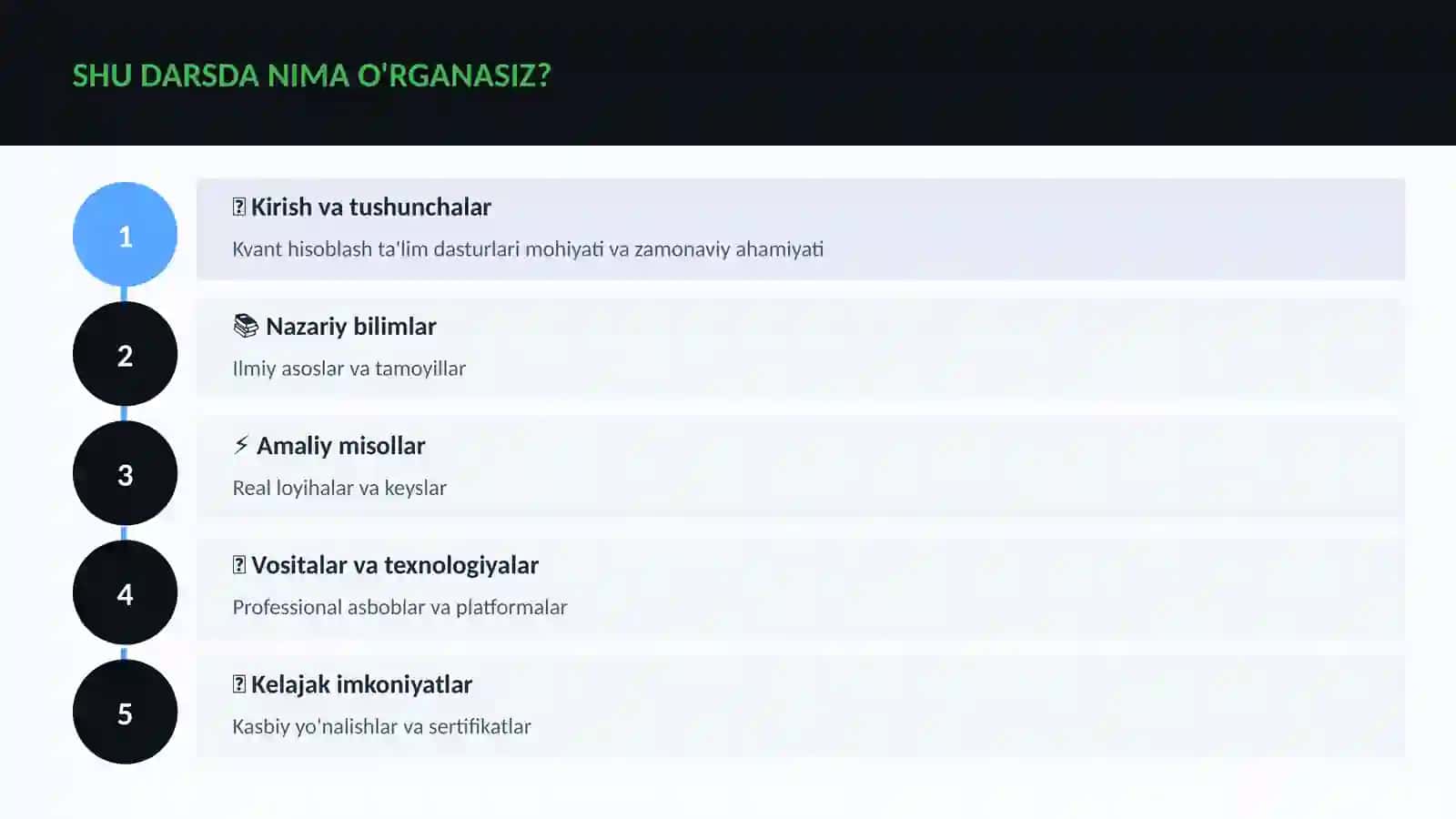 Kvant hisoblash ta'lim dasturlari 4