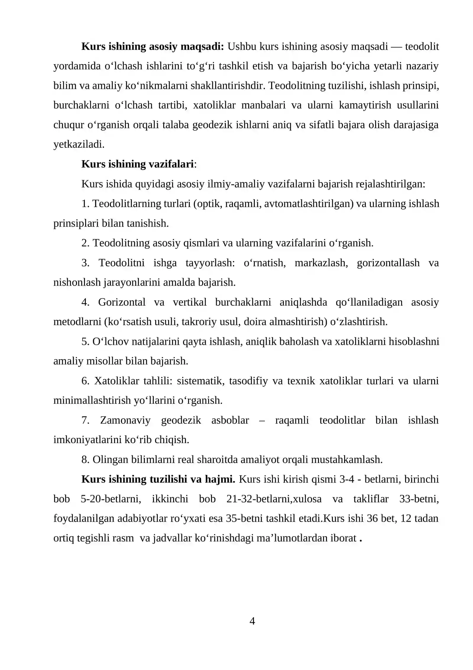 Teodolit bilan plan olish 4