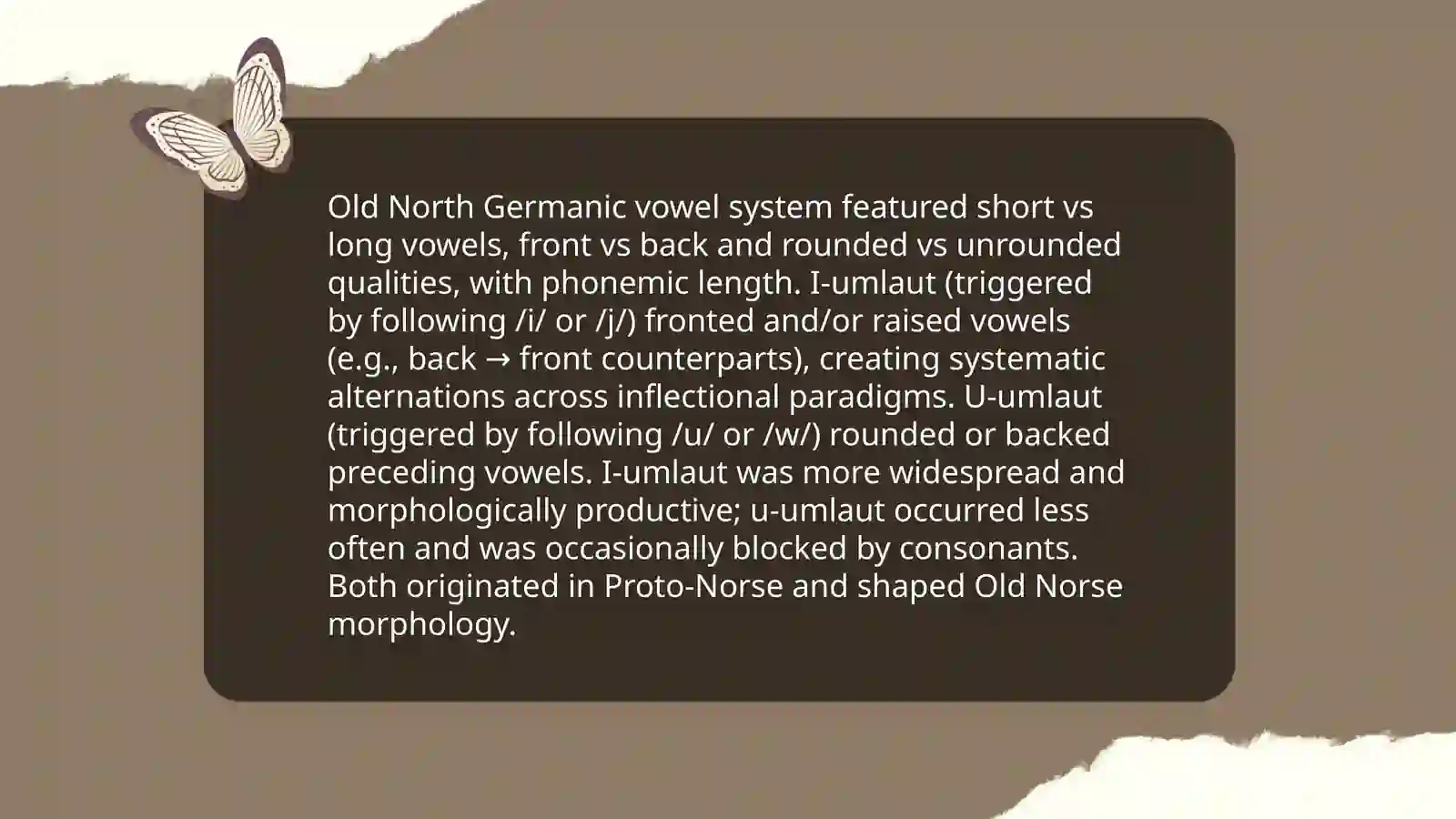 Old North Germanic Phonology 4
