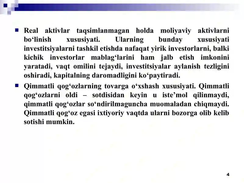 Xalqaro moliya bozori 4