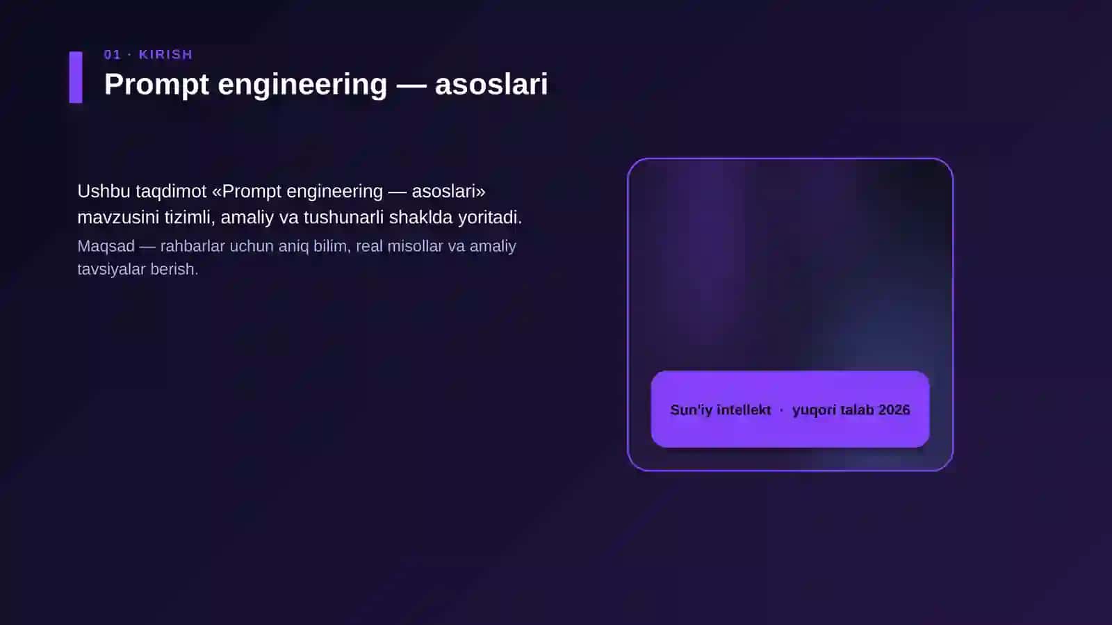 Prompt engineering — asoslari 4