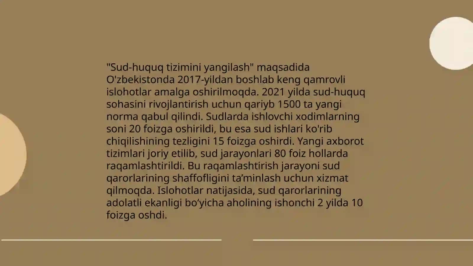 Yangi Ozbekiston Prezidenti Sh. M. Mirziyoyev rahbari va tashabbusi ostida amalga oshirilayotgan islohatlar mavzusida 4