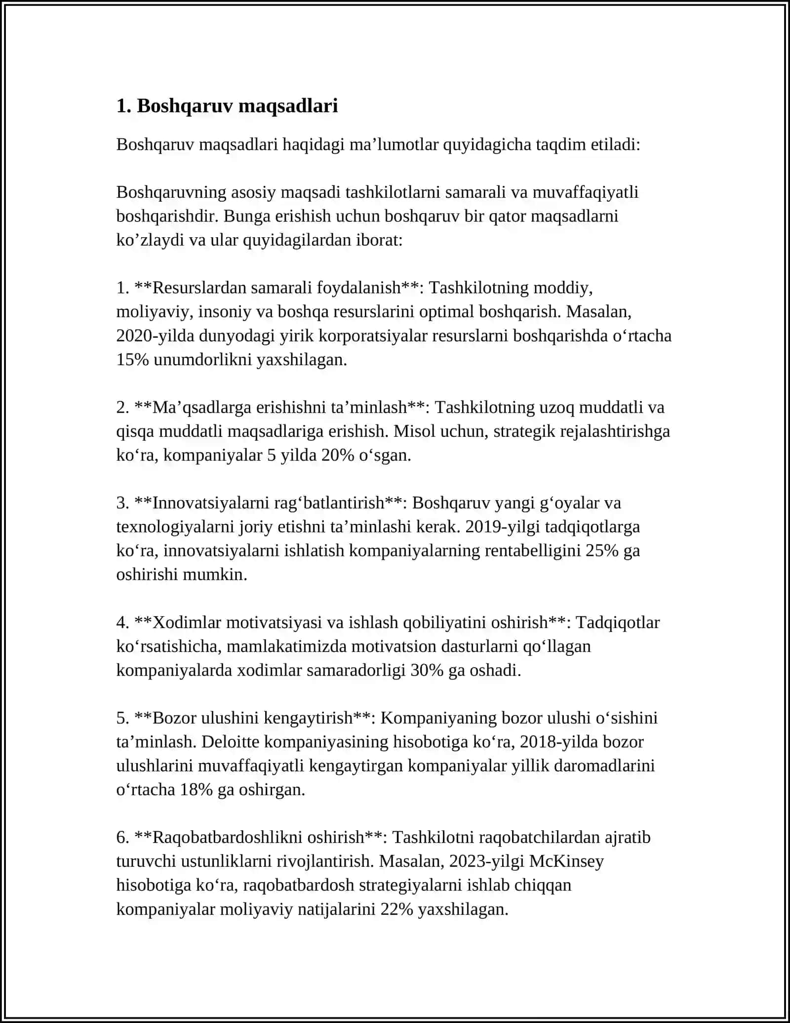 BOSHQARUV MAQSADI VA FUNKSIYALARI 4