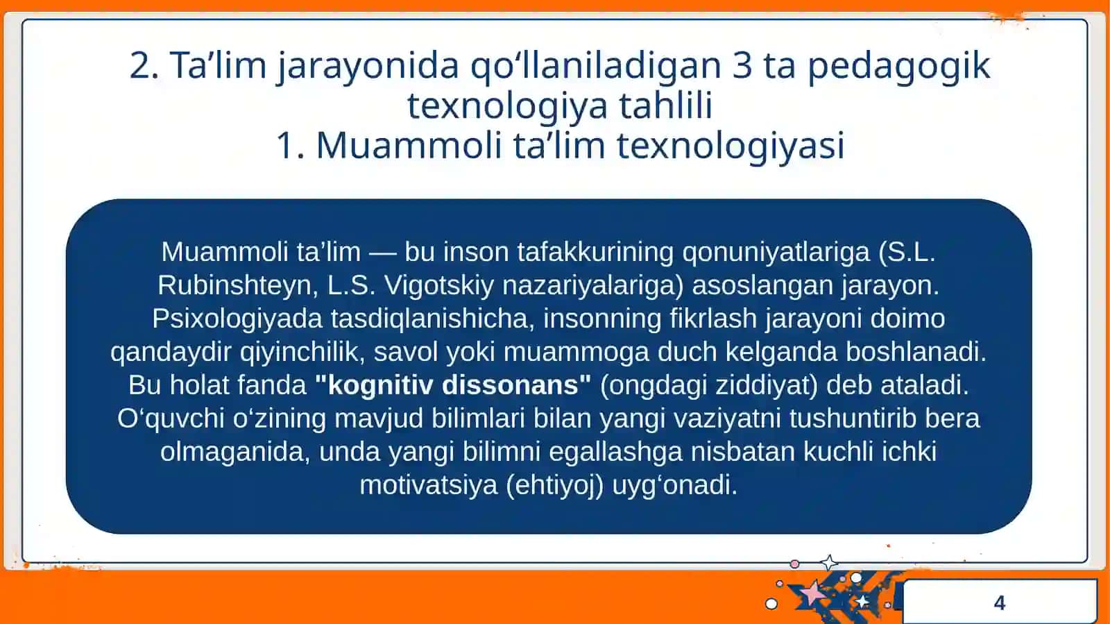 Ta’lim jarayonida zamonaviy pedagogik texnologiyalarning ahamiyati 4