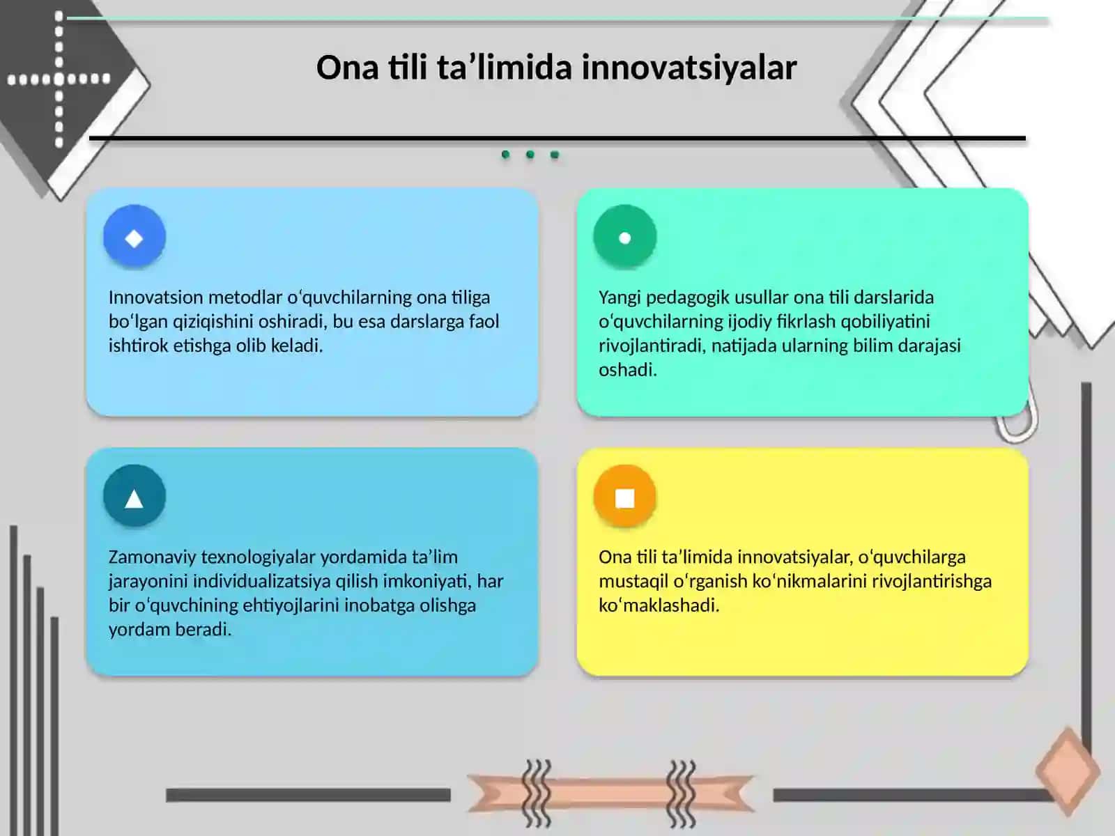 Zamonaviy pedagogik texnologiyalar 4