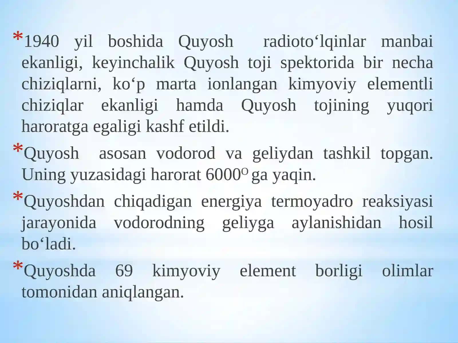 Quyoshsayyorasihaqidaslayd 4