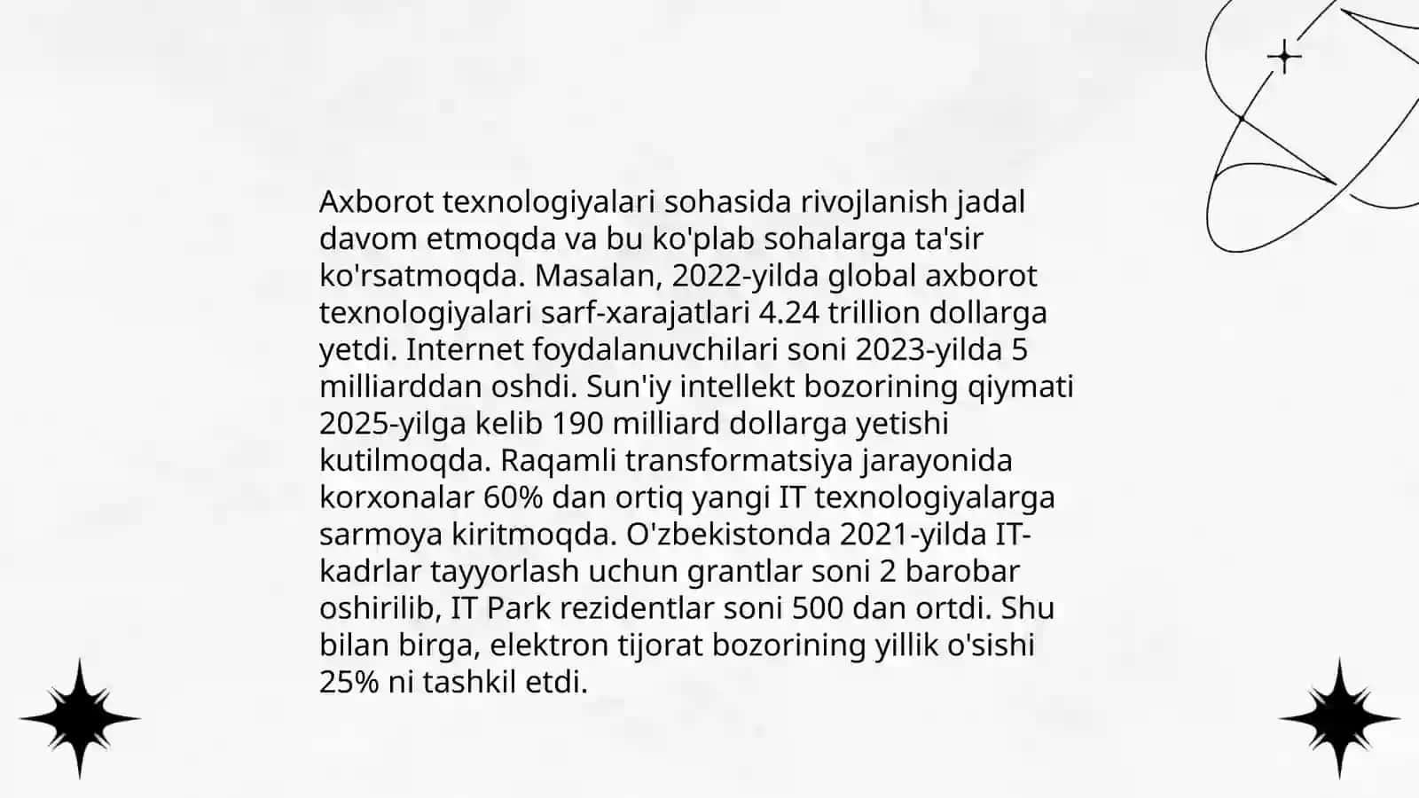 Axborotni fan uchun ahamiyati va xususiyatlari 4