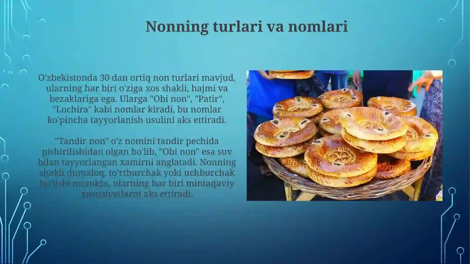 O'zbek noni: Turlari, tayyorlanishi va madaniy ahamiyati 4