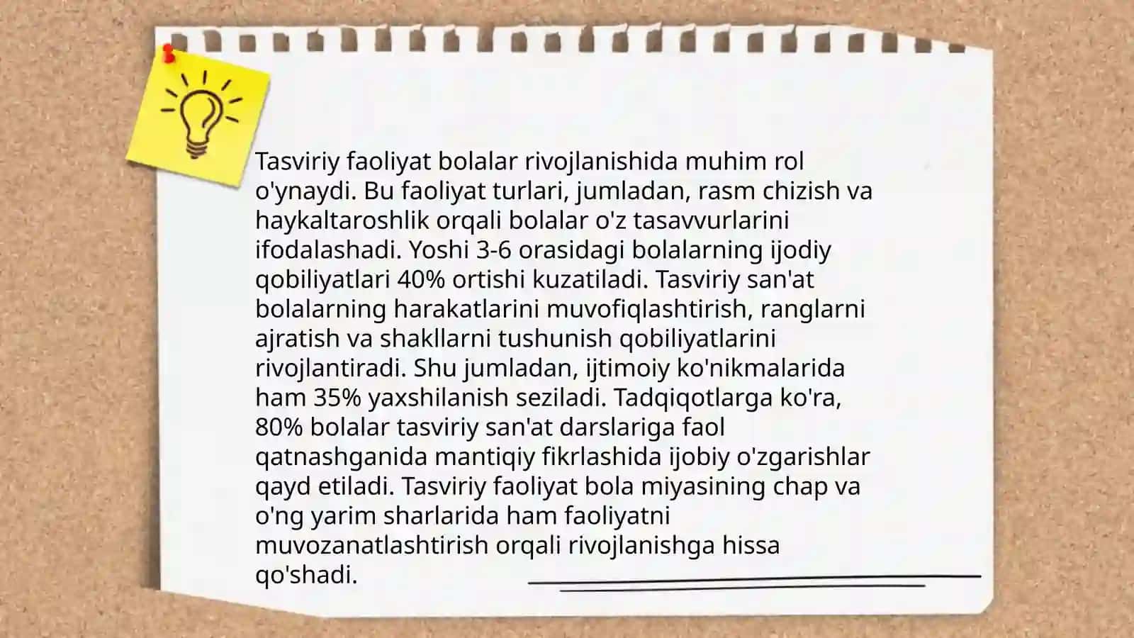 Tarbiyachining bolalarni tasviriy foliatga orgatish jarayonidagi o’rni 4