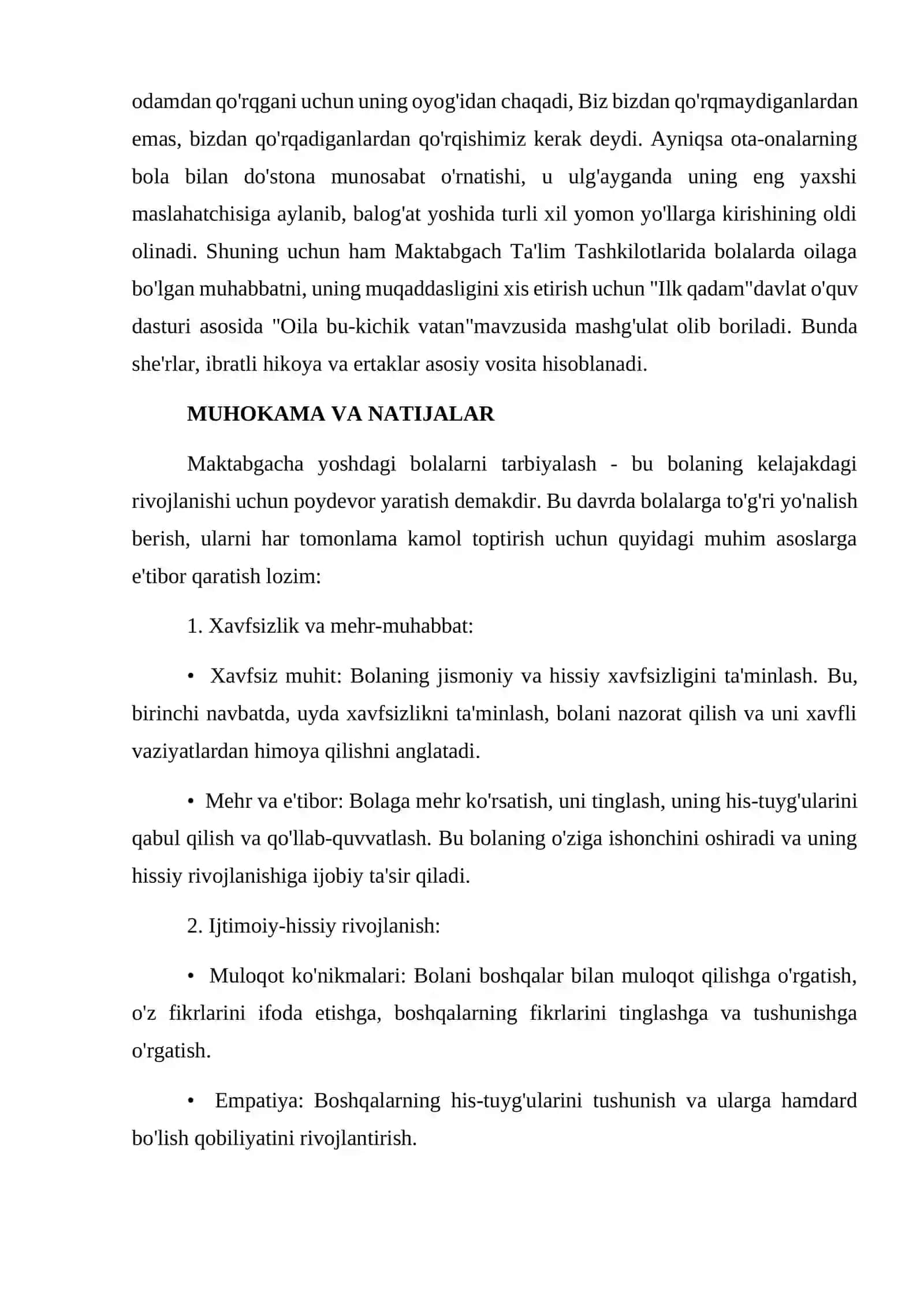 Maktabgacha yoshdagi bolalarni tarbiyalashning muhim asoslari 4