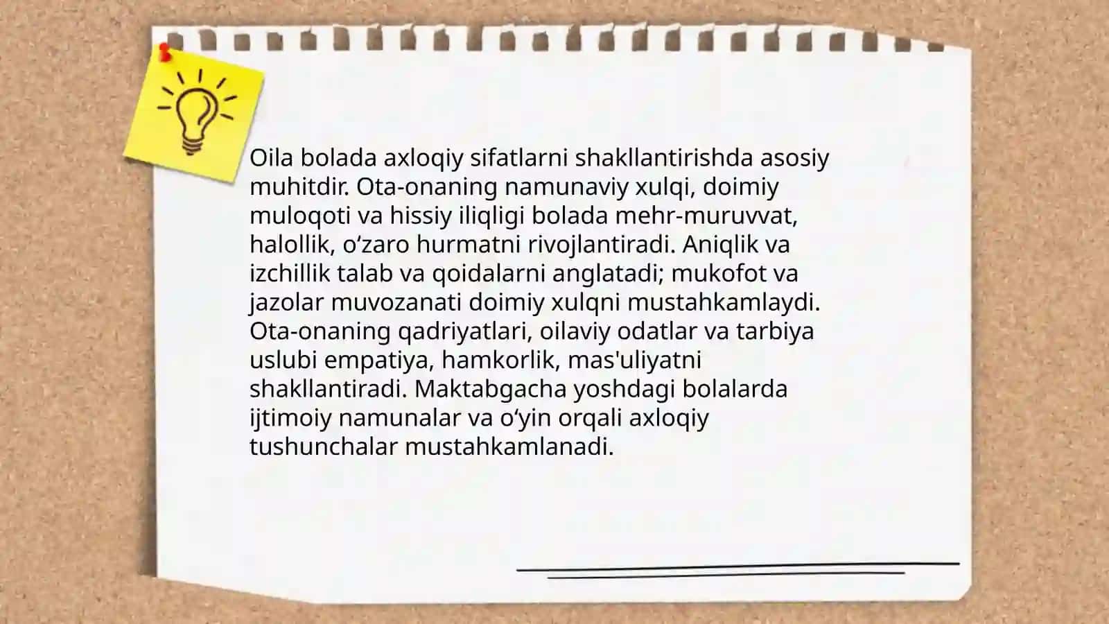 Maktabgacha tarbiya yoshidagi bolalarda axloqiy sifatlarning tarkib topishi. Maktabga psixologik tayyorgarlik 4