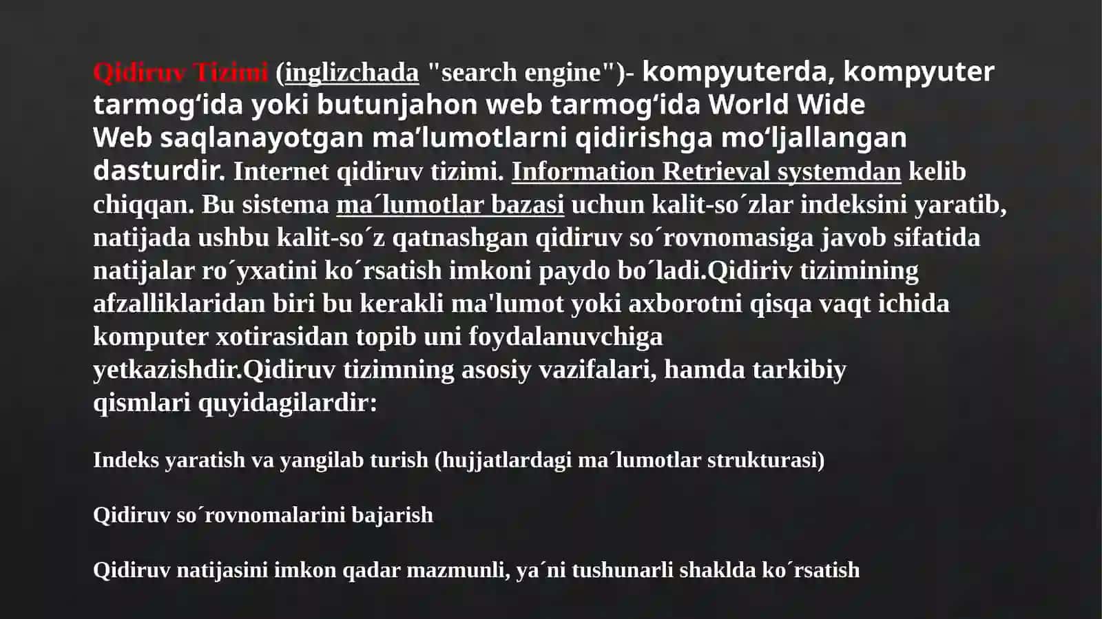 Qidiruv tizimlari 4