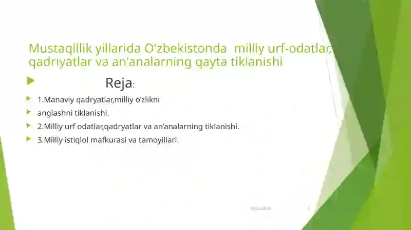 Milliy Urf va Adabiyot 4