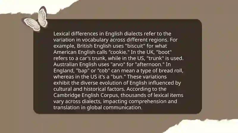 Classification of Dialects 4