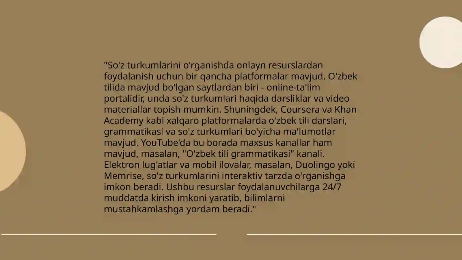 Internetdagi boshlang'ich sinflar uchun so'z turkumlari 4
