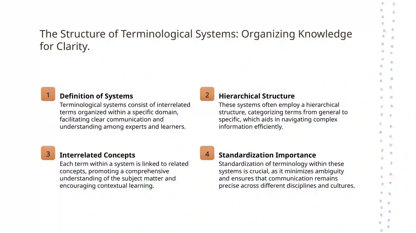 Terminology and terminological system 4