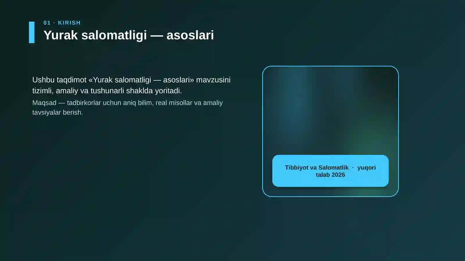 Yurak salomatligi — asoslari 4