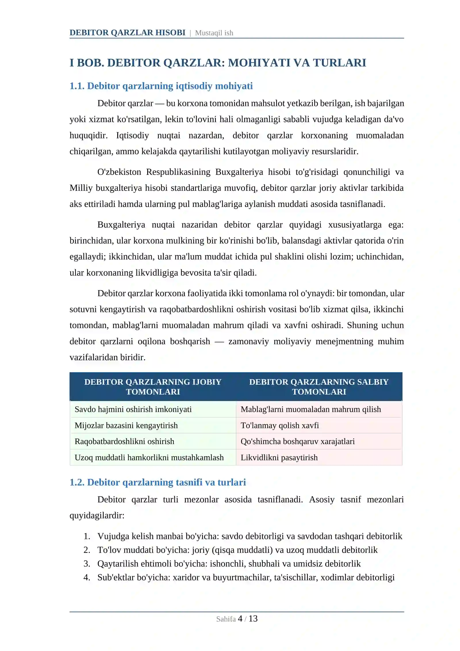 DEBITOR QARZLAR HISOBI 4