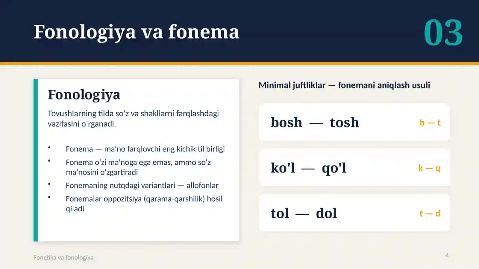 Fonetika va fonologiya 4