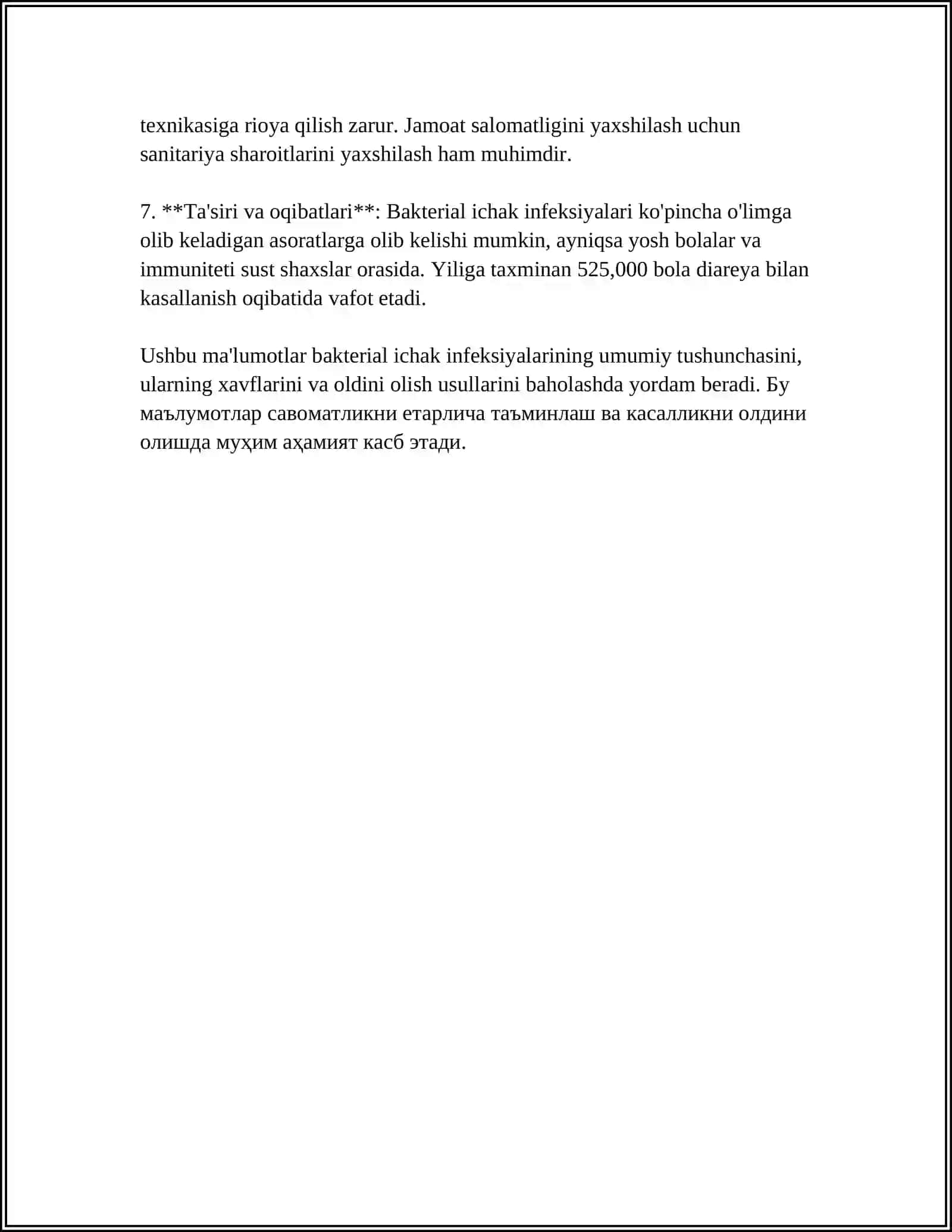 BAKTERIAL TABIATI ICHAK INFEKSIYALARI QUZGATUVCHILARI, SHEGELLIYOZLAR, VABO 4