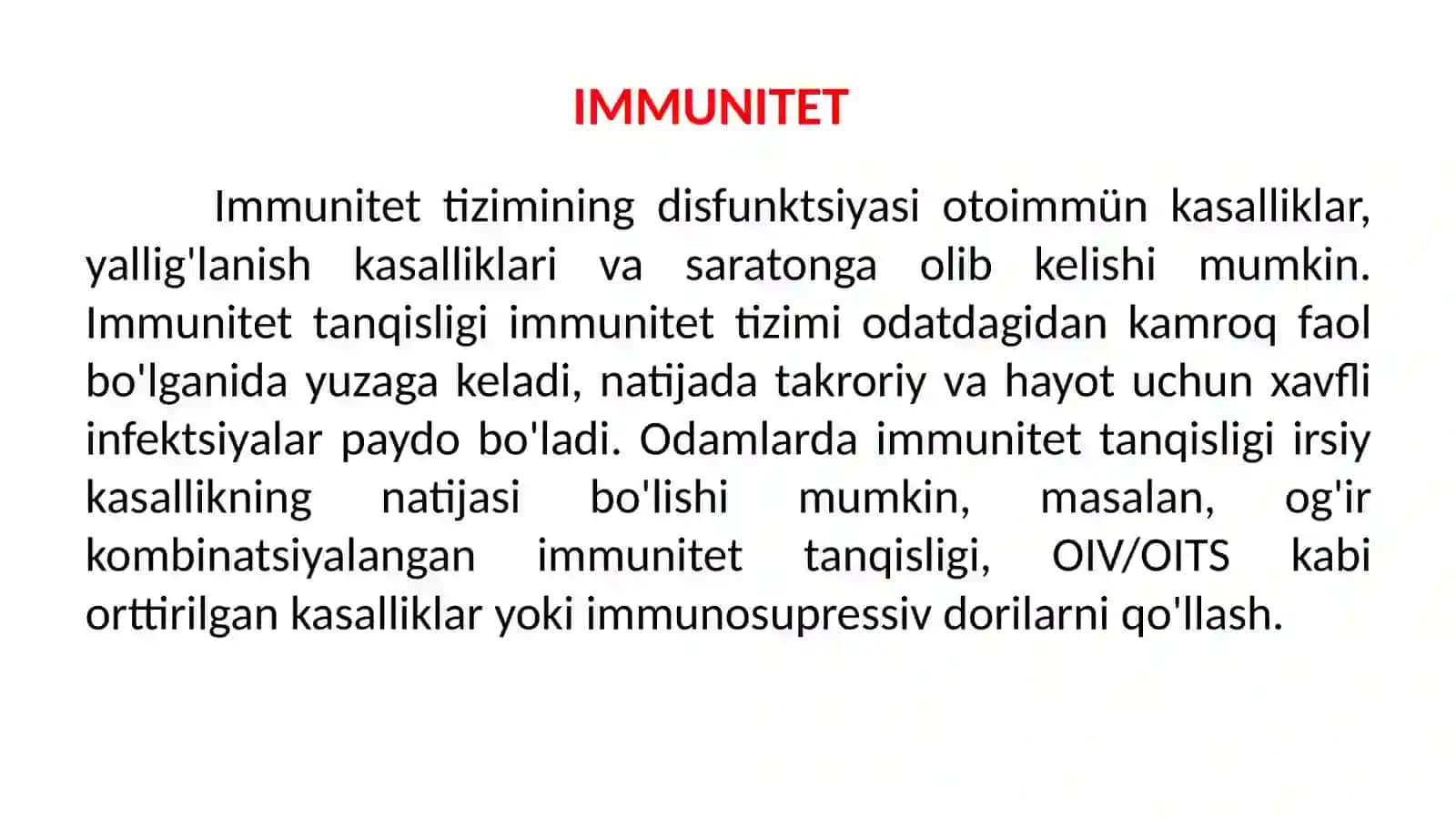 Antigen va antitana, ularning ahamiyati 4