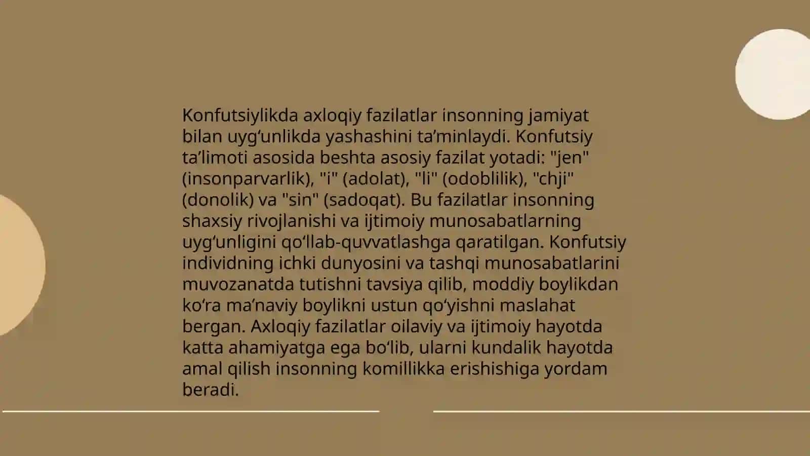 Konfutsiylik taʼlimotida ijtimoiy - axloqiy masalalar 4
