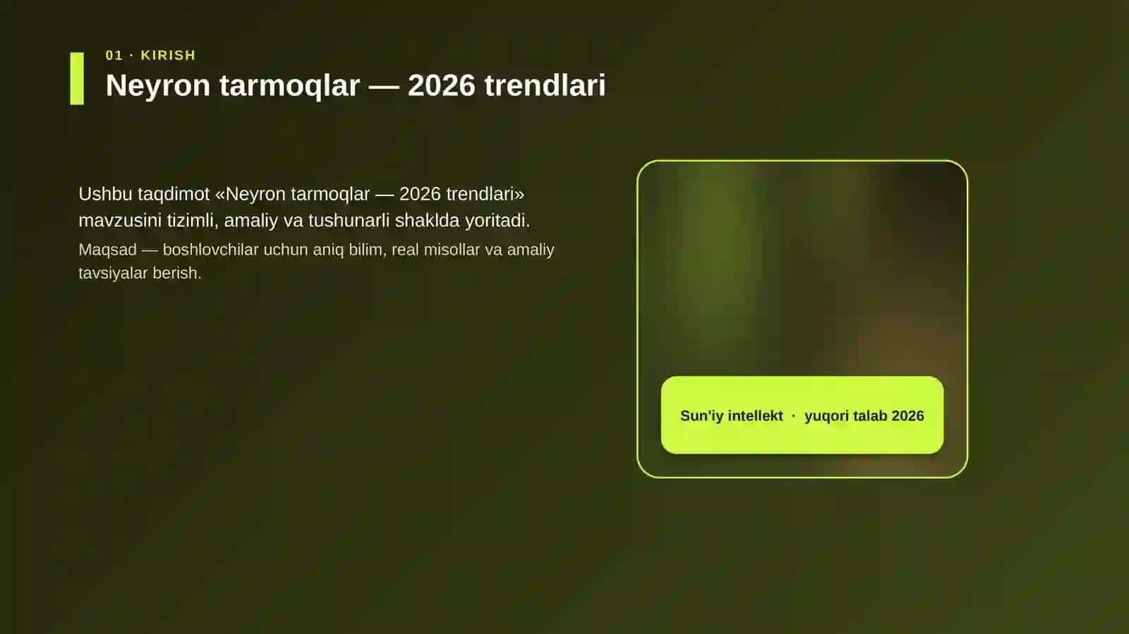 Neyron tarmoqlar — 2026 trendlari 4