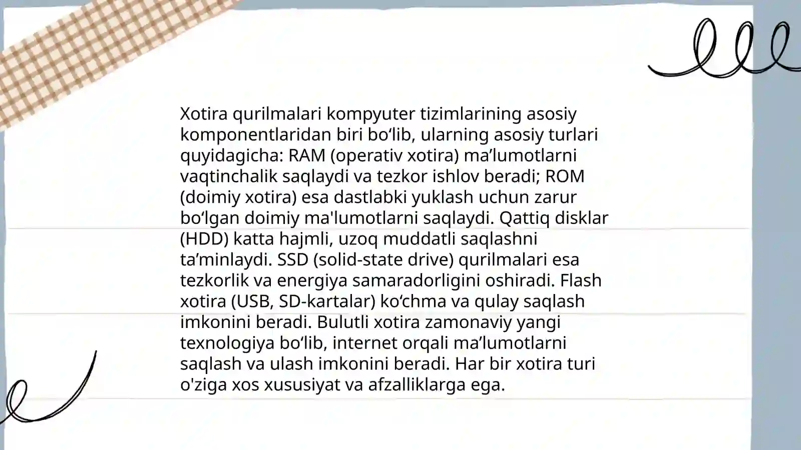Xotira qurilmasi 4