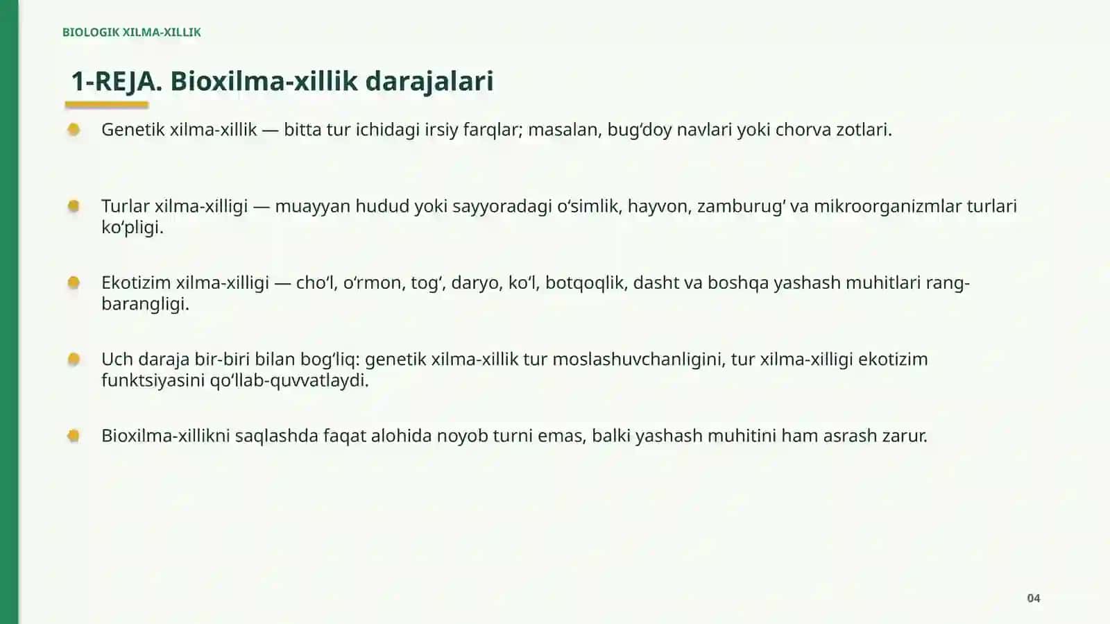biologik xilma xillig 4