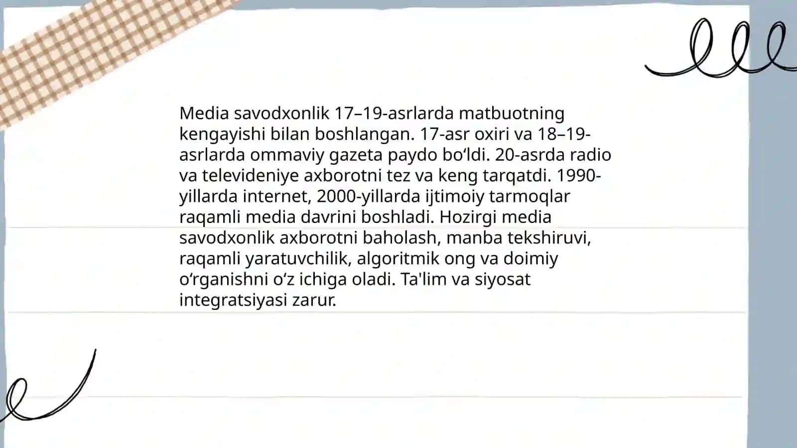 Media savodxonlik va axborot madaniyati tushunchasi evolyutsiyasi va dialektikasi 4