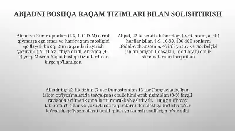 Abjadhisobivaungaqoʻlyozmalardanmisollar 4