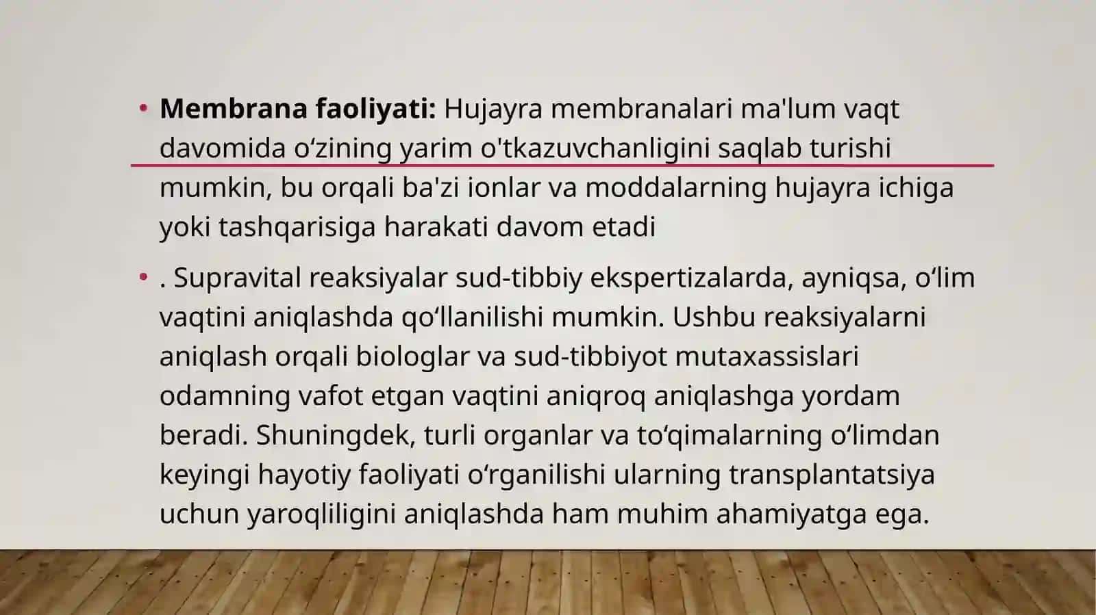 Supravital reaksiyalar 4
