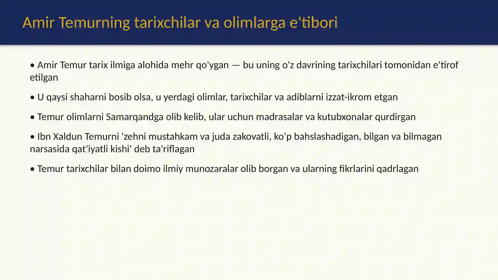 Amir Temur davrida yashagan tarixchi olimlar 4