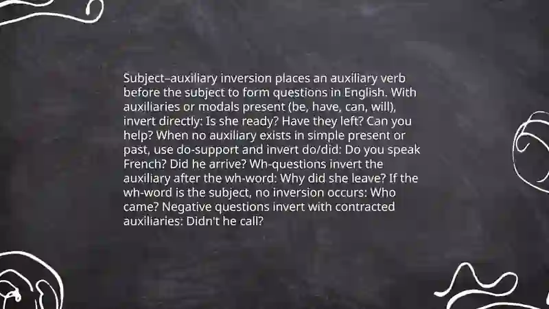 Word order and sentence patterns 4